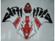 White Red Black 2012-2014 Yamaha YZF R1 Motorcycle Fairings