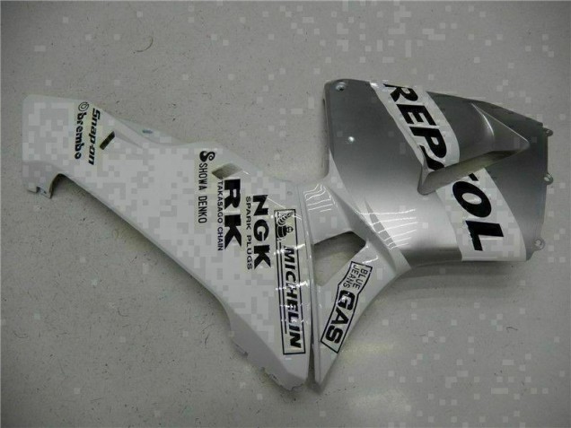 White Repsol 2003-2004 Honda CBR600RR Motorcycle Fairing