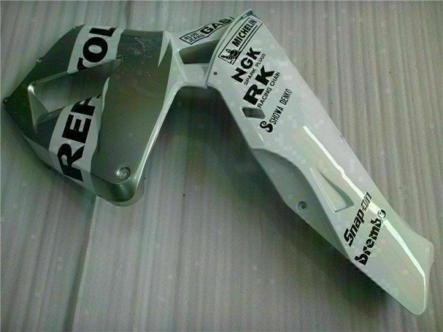 White Repsol 2005-2006 Honda CBR600RR Motorcycle Fairing