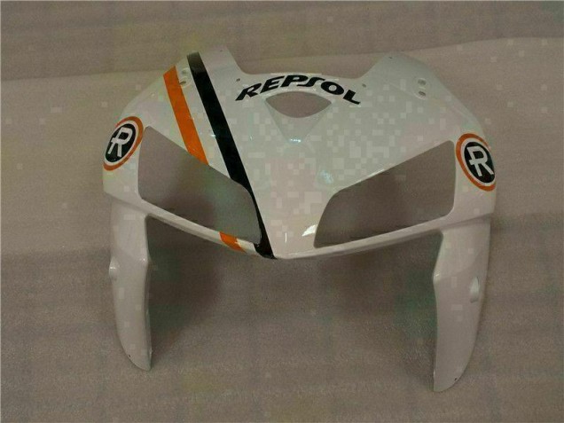 White Repsol 2005-2006 Honda CBR600RR Motorcycle Fairings