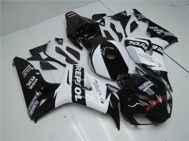 White Repsol Black 2004-2005 Honda CBR1000RR Motorcycle Fairings White Repsol Black 2004-2005 Honda CBR1000RR Motorcycle Fairings