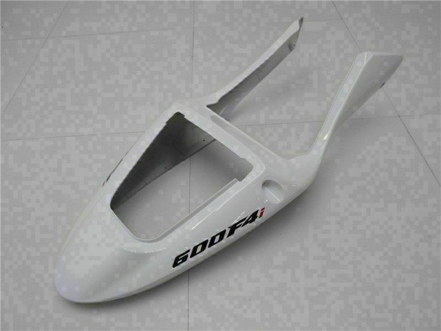 White Silver 2001-2003 Honda CBR600 F4i Motorcycle Fairings