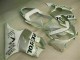 White Silver 2001-2003 Honda CBR600 F4i Motorcycle Fairings