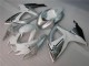 White Silver 2006-2007 Suzuki GSXR 600/750 Motorcycle Fairing