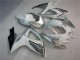 White Silver 2006-2007 Suzuki GSXR 600/750 Motorcycle Fairing