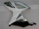 White Silver 2006-2007 Suzuki GSXR 600/750 Motorcycle Fairing