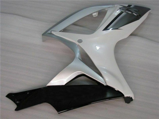 White Silver 2006-2007 Suzuki GSXR 600/750 Motorcycle Fairing