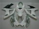 White Silver 2006-2007 Suzuki GSXR 600/750 Motorcycle Fairings