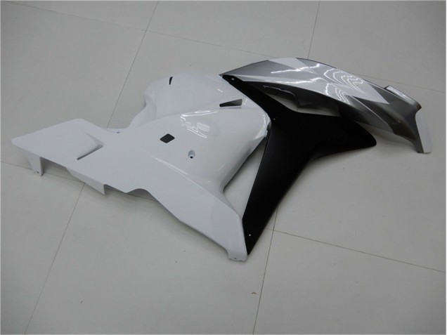 White Silver Black 2009-2012 Honda CBR600RR Motorcycle Fairings White Silver Black 2009-2012 Honda CBR600RR Motorcycle Fairings
