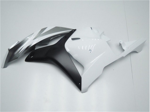 White Silver Black 2009-2012 Honda CBR600RR Motorcycle Fairings White Silver Black 2009-2012 Honda CBR600RR Motorcycle Fairings