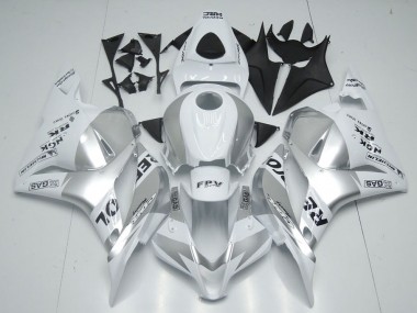 White Silver Repsol 2009-2012 Honda CBR600RR Motorcycle Fairings