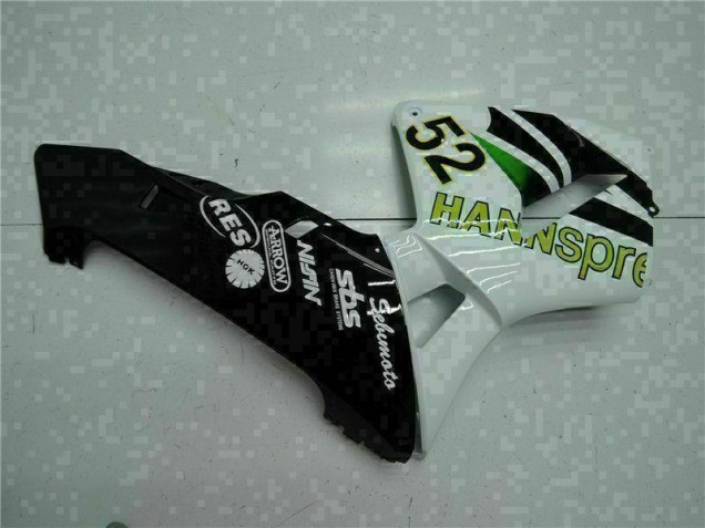 White Yellow Green 52 2005-2006 Honda CBR600RR Motorcycle Fairings