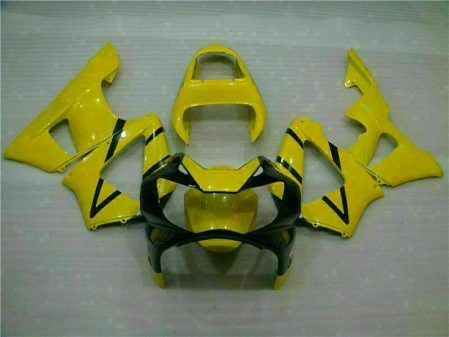 Yellow 2000-2001 Honda CBR900RR 929RR Motorcycle Fairings Yellow 2000-2001 Honda CBR900RR 929RR Motorcycle Fairings