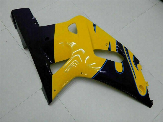 Yellow 2001-2003 Suzuki GSXR 600/750 Motorcycle Bodywork