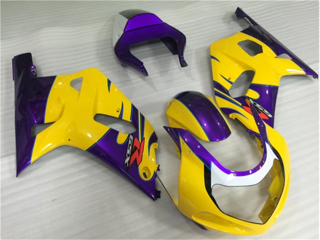 Yellow 2001-2003 Suzuki GSXR 600/750 Motorcycle Fairing Yellow 2001-2003 Suzuki GSXR 600/750 Motorcycle Fairing