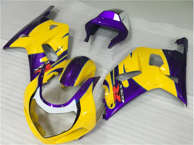 Yellow 2001-2003 Suzuki GSXR 600/750 Motorcycle Fairing Yellow 2001-2003 Suzuki GSXR 600/750 Motorcycle Fairing