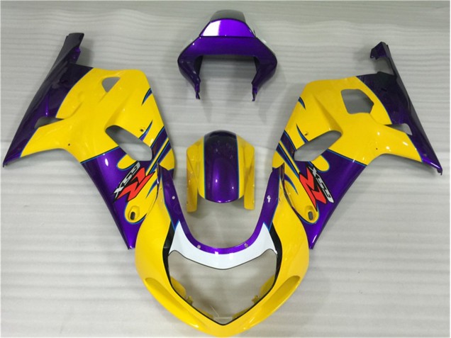 Yellow 2001-2003 Suzuki GSXR 600/750 Motorcycle Fairing Yellow 2001-2003 Suzuki GSXR 600/750 Motorcycle Fairing