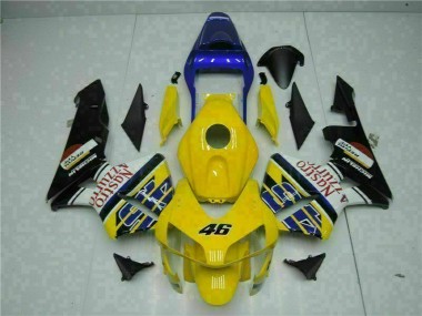 Yellow 2003-2004 Honda CBR600RR Motorcycle Fairings