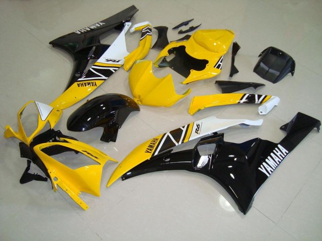 Yellow 2006-2007 Yamaha YZF R6 Motorcycle Bodywork Yellow 2006-2007 Yamaha YZF R6 Motorcycle Bodywork