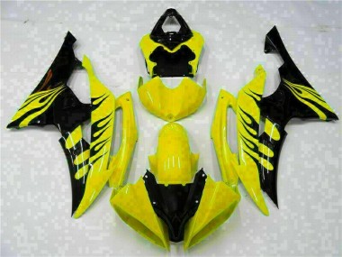 Yellow 2008-2016 Yamaha YZF R6 Motorcycle Fairings