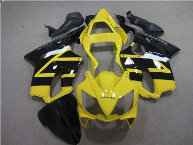 Yellow Black 2001-2003 Honda CBR600 F4i Motorcycle Fairing