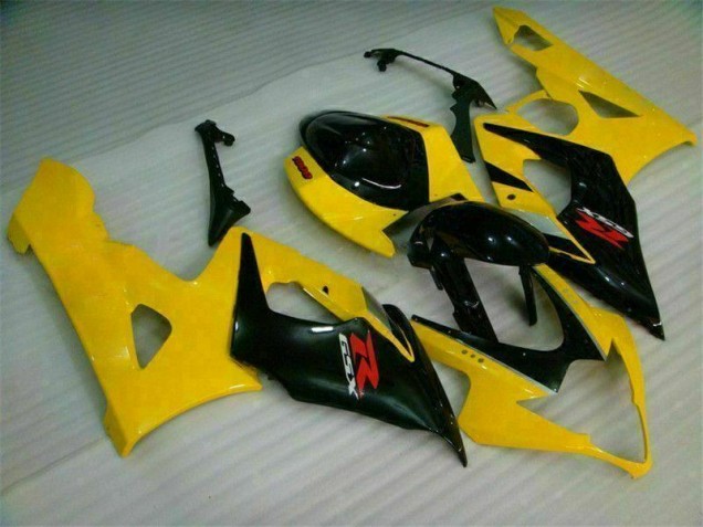 Yellow Black 2005-2006 Suzuki GSXR 1000 Motorcycle Fairing