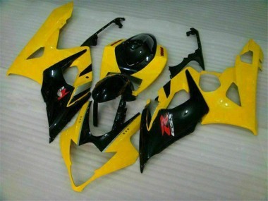 Yellow Black 2005-2006 Suzuki GSXR 1000 Motorcycle Fairing