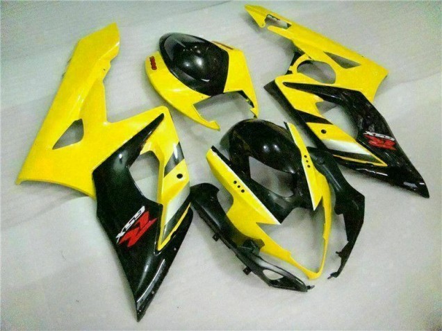 Yellow Black 2005-2006 Suzuki GSXR 1000 Motorcycle Fairings