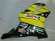 Yellow Black Castrol Cycle World 2001-2003 Honda CBR600 F4i Motorcycle Fairings