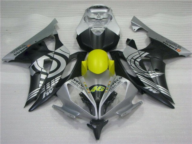 Yellow Black Silver 2008-2016 Yamaha YZF R6 Motorcycle Fairings