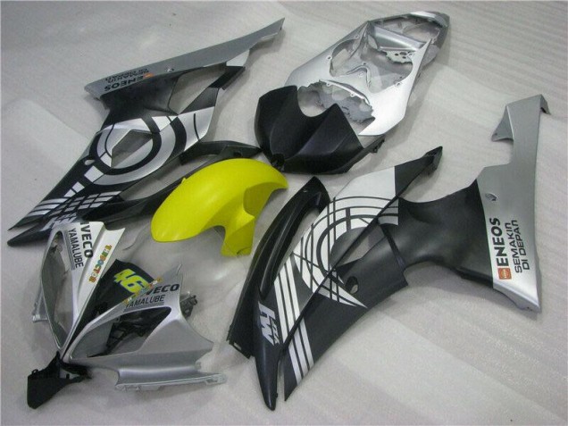 Yellow Black Silver 2008-2016 Yamaha YZF R6 Motorcycle Fairings