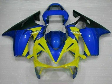 Yellow Blue 2001-2003 Honda CBR600 F4i Motorcycle Fairings