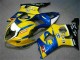 Yellow Blue 2003-2004 Suzuki GSXR 1000 Motorcycle Fairings