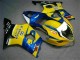 Yellow Blue 2003-2004 Suzuki GSXR 1000 Motorcycle Fairings