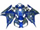 Yellow Flame Blue 2006-2007 Honda CBR1000RR Motorcycle Fairings