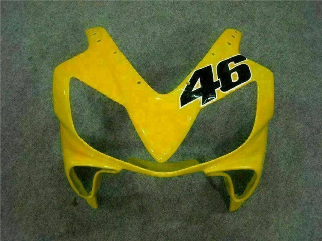 Yellow White 2001-2003 Honda CBR600 F4i Motorcycle Fairings