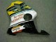 Yellow White 2001-2003 Honda CBR600 F4i Motorcycle Fairings