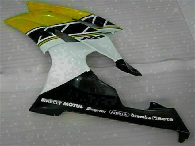 Yellow White 2008-2016 Yamaha YZF R6 Motorcycle Fairings Yellow White 2008-2016 Yamaha YZF R6 Motorcycle Fairings