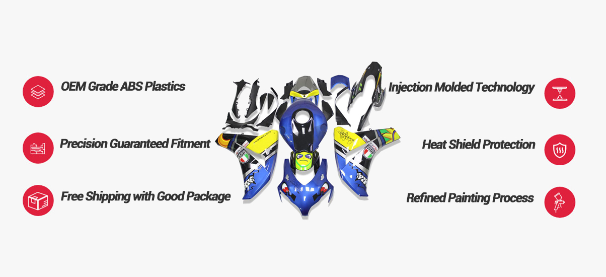 Best Aftermarket Motorcycle Fairings | FairingZone Canada Official